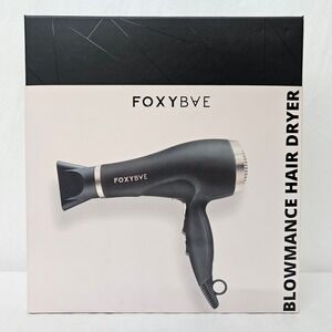 FoxyBae Blowmance Hair Dryer Professional Ionic Tourmaline 1875W Black Rose Gold